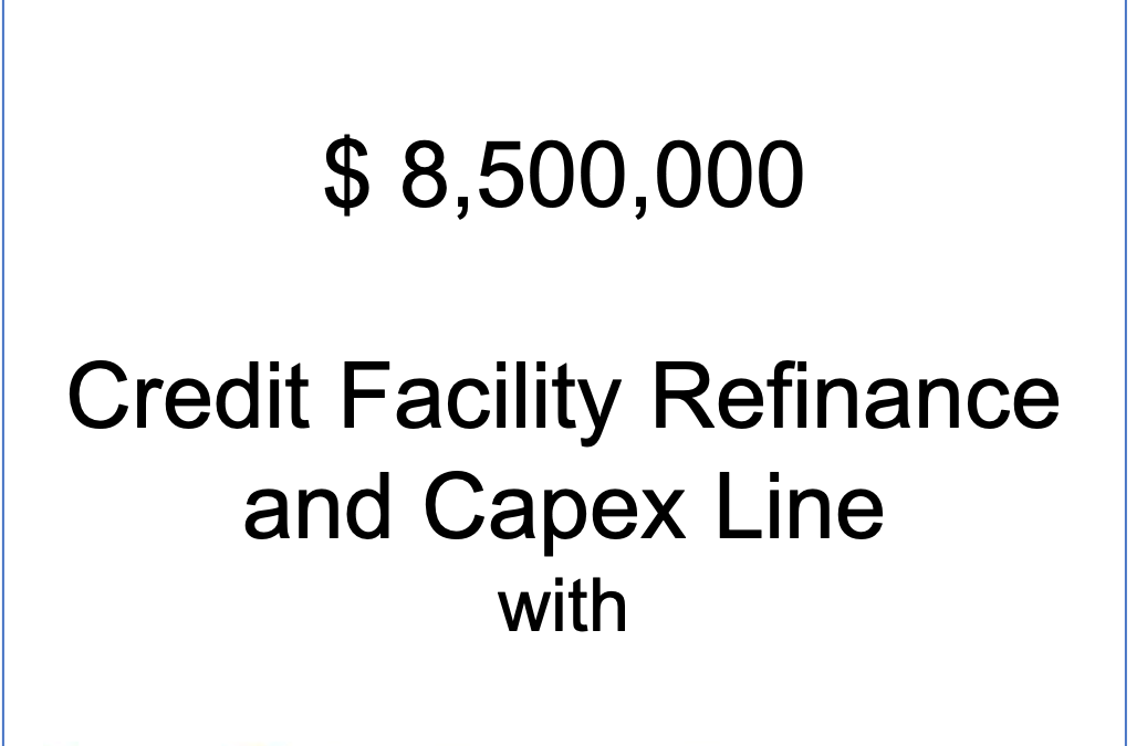 Working capital facility and Capex Line for Morcon, Inc.