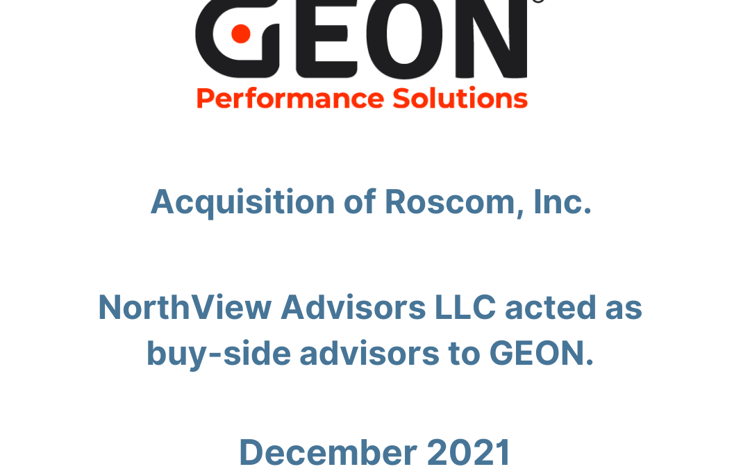 GEON Acquisition of Roscom Inc. – Press Release